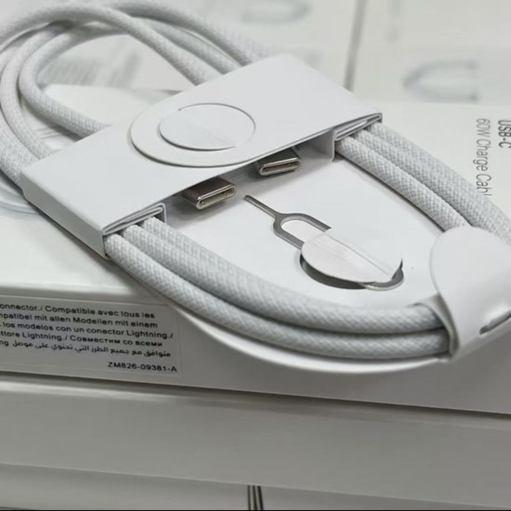 کابل شارژ آیفون iP 15 Original TypeC TypeC — تصویر ۳